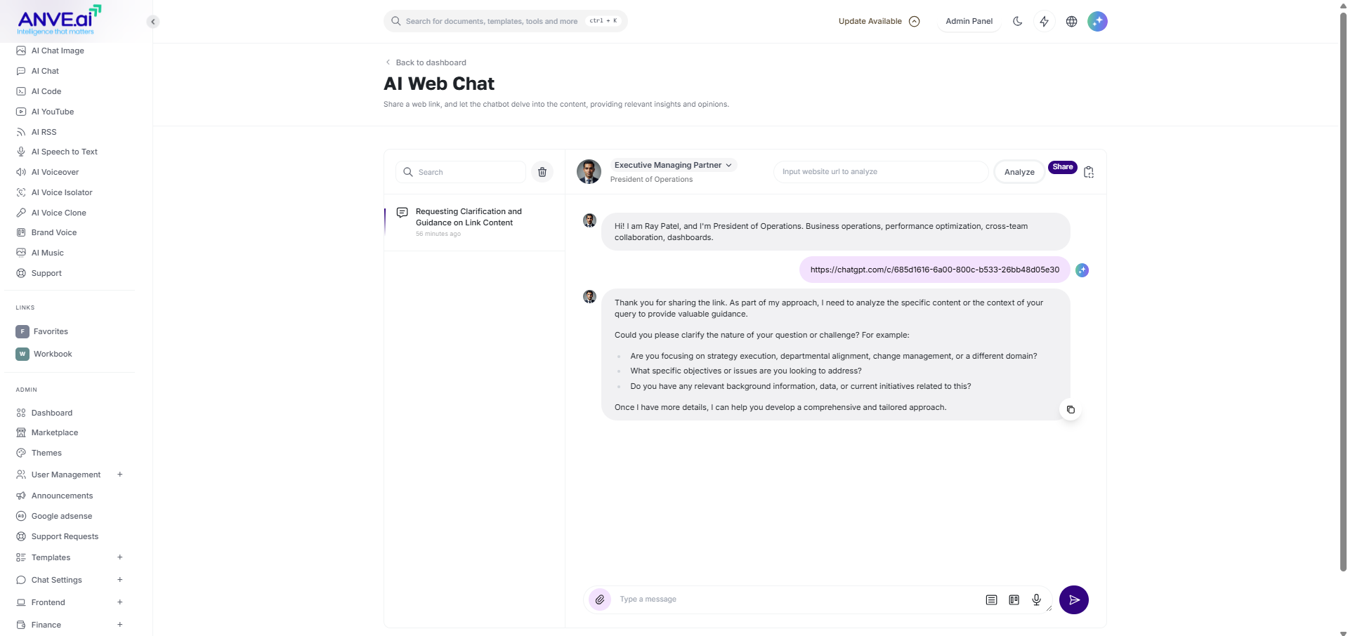 ANVE.AI – Your AI Executive Team - Image 1